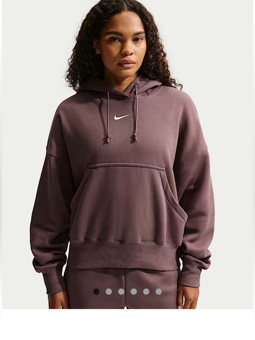 NEW- Nike Oversized Hooded Fleece